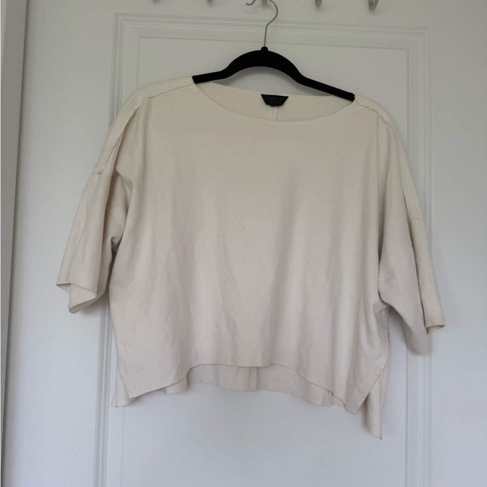 Top Shop Faux Suede top